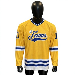 Nueva Camiseta de Hockey 2026, Transpirable, con Impresión Digital Personalizada, Bloques de Color, Logotipo del Equipo, Hockey sobre Hielo para Hombre, 100% Poliéster - Product Image 1