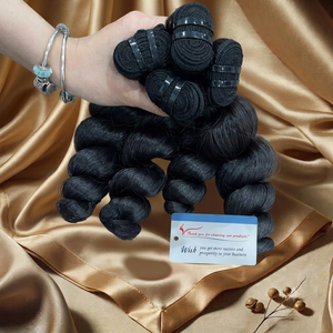 Extensiones de Cabello Humano Vietnamita 100% al por Mayor, Paquetes de Cabello Virgen Ondulado Profundo, Trama Doble, 8 Pulgadas, Alta Calidad - Product Image 6