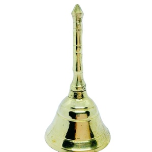 Campana de Metal británica hecha a mano, campana de decoración de hogar y oficina hecha a mano de alto acabado, campana de mano de latón de Metal de alta calidad - Product Image 1