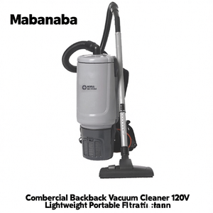 Aspirateur à dos commercial 120V léger et portable avec filtration - Product Image 2