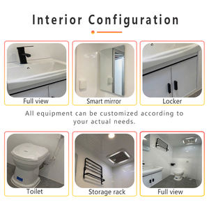 <span class=keywords><strong>Toilettes</strong></span> portables haute capacité avec fonction d'auto-nettoyage <span class=keywords><strong>Toilettes</strong></span> multi-stations pour festivals en plein air - Product Image 4