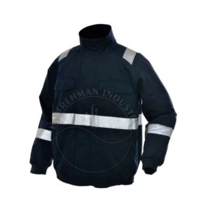 Veste de sécurité noire avec col réfléchissant, veste de sport personnalisée haute visibilité, veste de sécurité routière, vêtements de travail haute visibilité, imperméable - Product Image 1