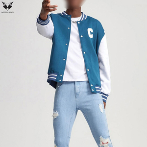 Blousons universitaires et blousons bomber pour hommes, nouveau design respirant, style unique aux couleurs contrastées, meilleur fournisseur - Product Image 3