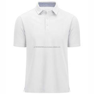 Polo de haute qualité à manches courtes 100% polyester pour homme, col rabattu personnalisé, séchage rapide, polo unisexe pour homme - Product Image 1