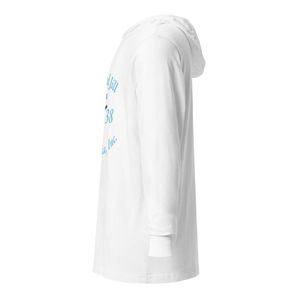แจ็คแอนด์จิล บลูเลตเตอร์เสื้อแขนยาวมีฮู้ดพิมพ์ลายกราฟิกแบบกำหนดเอง เสื้อลำลองเนื้อนุ่ม สวมใส่สบาย น้ำหนักเบา เหมาะสำหรับใส่ทุกวัน - Product Image 3