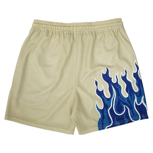 Pantalones Cortos de Baloncesto de Malla con Logotipo Personalizado de Alta Calidad, Bolsillo de Doble Capa, Entrepierna de 5 Pulgadas, Poliéster, para Gimnasio y Deportes, Venta al por Mayor - Product Image 5