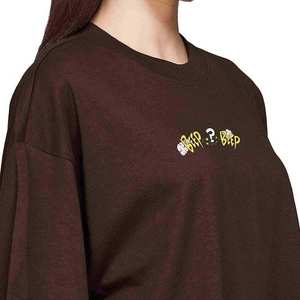 Camiseta de Algodón de Alta Calidad para Mujer, Corte Regular, Diseño Sólido, Manga Corta, Casual, Primavera, Ecológica, Personalizable - Product Image 3