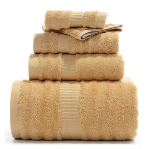 Ensemble de serviettes de bain 2026 de qualité supérieure, très vendu, en coton éponge doux et luxueux, séchage rapide, logo personnalisé, service OEM, serviettes de style élégant - Product Image 1