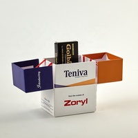 Boîte à médicaments personnalisée avec logo, promotionnelle pour le secteur pharmaceutique, très demandée, imprimée en offset sur papier/carton avec reliure parfaite