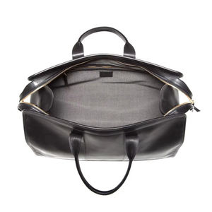 Sac de voyage en cuir noir de luxe pour la vente en gros, sac de week-end de créateur, sac à bandoulière - Product Image 5