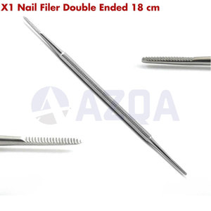 Professional Stainless Steel Podiatry Toenail Tools <b>Kit</b> Set of 6 Ingrown <b>Nail</b> Cutter Lifter File Scissor Pedicure Set - Product Image 6
