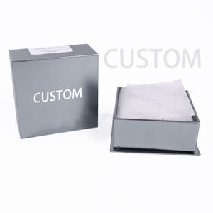 Conception personnalisée de boîte-cadeau écologique biodégradable faite à la main avec couvercle supérieur et inférieur pour cosmétiques et bijoux de luxe - Product Image 1