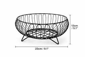 Panier de rangement rectangulaire en métal robuste, grande capacité, organisateur de placard - Product Image 5