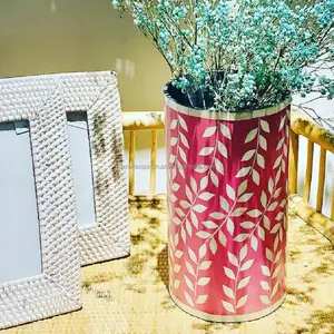 Nước Ngọt Cao Cấp Mẹ Của Ngọc Trai Flower Vase Thủ Công Mỹ Nghệ Tự Nhiên Cho Trang Trí Nội Thất Máy Tính Để Bàn