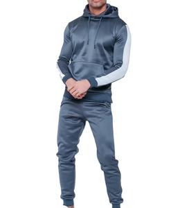 Conjuntos de chándal para hombre, ropa de entrenamiento para correr, conjunto de ropa de calle para hombre, Sudadera con capucha estampada personalizada y bolsillo de canguro - Product Image 1