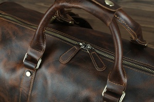 Bolsa de viaje para gimnasio joven Fábrica directa Lona de viaje de cuero Fin de semana GYM-0216 - Product Image 5