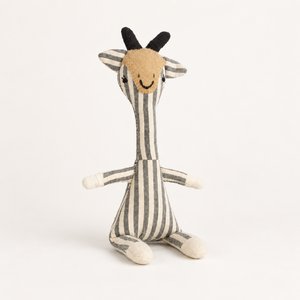 Jirafa Rayada de Peluche Suave, Muñeco Adorable para Bebés, Regalo para Decoración de Cuarto de Bebé, Accesorios Cosidos - Product Image 2