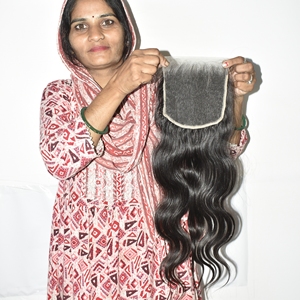Extensiones de Cabello Humano Virgen 100% Sin Procesar, Brasileño e Indio, Ondulado, Ondulado Profundo, Cabello Natural con Cutícula Alineada - Product Image 6