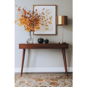 Traditional Wooden <b>Console</b> <b>Table</b> With Handmade Craftsmanship For Home Entrance Living Room Hallway Interior Decor - Product Image 4