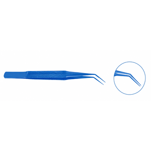 Forceps de Capsulorhexis en Titane Bleu Haute Précision pour une Préhension Précise des Capsules et un Contrôle des Tissus - Product Image 6