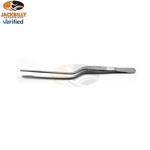 Pinzas de Bayoneta Manuales JACKBILLY, las Más Vendidas, 16 cm, Pinzas Quirúrgicas para Aplicación de Apósitos, Punta Serrada de 1.7 cm, Acero Inoxidable Premium - Product Image 5