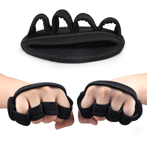 Neoprene Weight Lifting Gloves <b>Half</b> Finger Adjustable Wrist Strap Non <b>Slip</b> Gym Unisex fitness gloves - Product Image 5