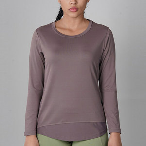 New Design Fitness <b>Women</b> <b>Compression</b> Workout <b>Top</b> Fitness Long Sleeve Shirts Hot Sale All Season - Product Image 1