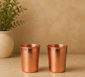 Bouteille d'eau en cuivre, deux tasses, luxe, écologique, grande capacité, portable pour usage domestique, vente en gros, Saleem International - Product Image 2