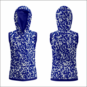 Veste coupe-vent sportive pour homme personnalisée avec logo sur le devant, écologique et réversible, avec capuche rembourrée - Product Image 2