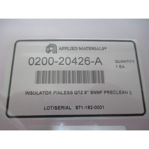 AMAT 0200-20426 Aislador de Cuarzo sin Pin de 8" SNNF - Equipo y Piezas de Semiconductores de Confianza de la Marca Global Legacy - Product Image 5