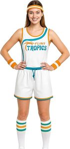 Uniforme de basket-ball semi-professionnel pour femmes, Costume de maillot Jackie Moon Flint Tropics, survêtement, tenue de sport pour Halloween, Cosplay - Product Image 6