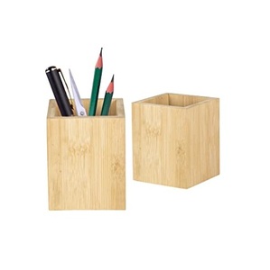 Nouveau porte-stylo élégant en bois 100% naturel, bien poli, pour bureau, rangement de stylos, vente chaude, cadeau d'affaires, décoration de bureau - Product Image 3