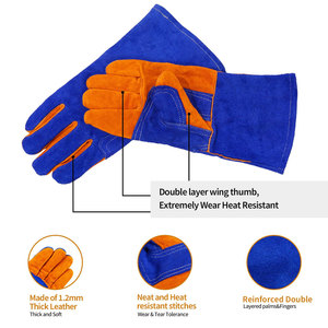 Guantes de Trabajo Antideslizantes Disponibles a Precio Accesible, Guantes de Seguridad de Algodón para Uso Mecánico y Eléctrico, Guantes de Dedo Completo - Product Image 5
