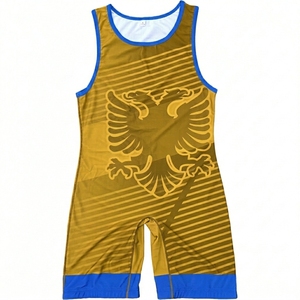 Men's Sublimation <b>Wrestling</b> <b>Singlet</b> Durable Stretch Spandex/Polyester Low MOQ Custom New Design Made in Pakistan - Product Image 5