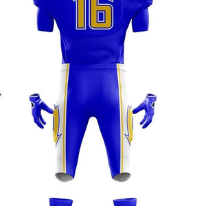 OEM American Football Jersey Set Latest Style High Quality New <b>Model</b> Uniform - Product Image 6