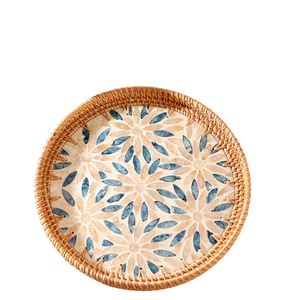 ชุดถาดเสิร์ฟมุกประดับไม้เนคร์ ถาดวางบนตักไม้สำหรับโต๊ะกาแฟ ถาดตกแต่งหรูหรา ทำด้วยมือ สำหรับเสิร์ฟอาหาร โรงแรม - Product Image 2