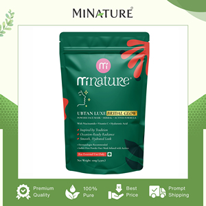 Fórmula de cuidado de la piel de alta gama con ingredientes 100% naturales, la más vendida, Ubtan Luxe Bridal Glow Face Pack de la India. - Product Image 2