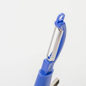 Pelador de Frutas y Verduras Manual Daya Ilata JM123 Azul, Cuchilla de Acero Inoxidable, Fácil de Limpiar, Solo Lavar a Mano - Product Image 3