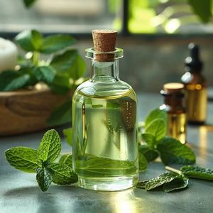 Poudre de feuilles de Tulsi biologique premium WARRLY, extrait naturel d'herbes, 99% pur, qualité alimentaire, emballé sous vide en bouteille - Product Image 1