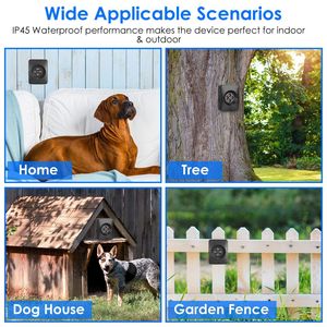 Dispositivo Antiabbaio a Ultrasuoni con 3 Livelli di Frequenza, per Interni ed Esterni, Controllo Abbaio Cani, Distanza di Rilevamento 10 Metri, Massima Durata - Product Image 6