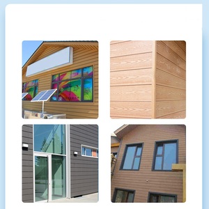 Hiện đại không thấm nước ngoài trời WPC Tấm ốp tường dễ dàng cài đặt bên ngoài Composite Ốp cho bức tường - Product Image 6