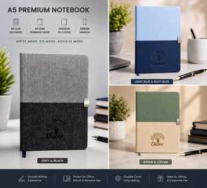 Luxury Textured Cover Notebook with Secure Strap Closure Stylish Fabric Journal Diary for Corporate & Daily Use Luxury Dairy - Product Image 1