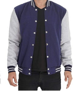 Custom Embroidered Varsity <b>Jacket</b> With Chenille Letters And Team Logo Premium Wool Body Letterman <b>Jacket</b> With Leather Sleeves - Product Image 5