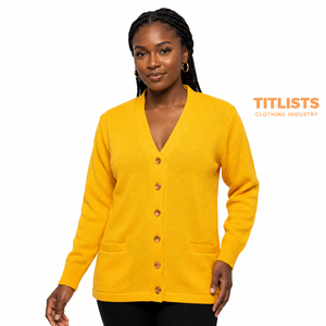 Ajoutez vos logos et lettres personnalisés de haute qualité à col en V Sigma Gama Roha, logos d'universités, cardigans et pulls tricotés - Product Image 2
