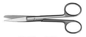 กรรไกรผ่าตัดเหล็กตรงแบบไม่มีคม ขนาด 12 ซม. สำหรับใช้ในห้องปฏิบัติการทางการแพทย์ ความแม่นยำสูง ได้รับมาตรฐาน CE SurgiRight - Product Image 5