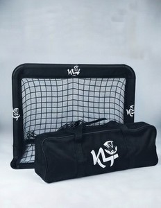 KLTW INT'L Portería de Fútbol Plegable de Plástico, Equipo de Entrenamiento para Niños, Práctica al Aire Libre, Fácil Montaje, Color Blanco - Product Image 5