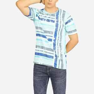 Camiseta de Gimnasio de Fabricación Directa en Pakistán, Servicio OEM, Nuevo Diseño, Anti-Sudor, para Hombre, Uso en Gimnasio, Hecha de Spandex y Poliéster, Marca Long Mission - Product Image 2