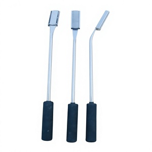 Râpe dentaire équine droite à grain, instrument vétérinaire pour chevaux, outils manuels en métal avec fermeture éclair à pression pour soins buccaux - Product Image 1