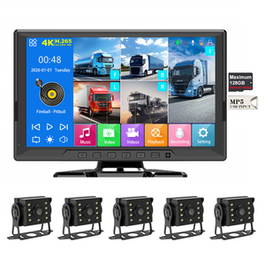 Cámara Frontal AHD con Pantalla Dividida, Sistema de Cámara de Reversa para Auto, Visión Nocturna, Impermeable IP68 - Product Image 1