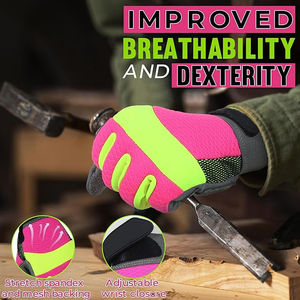 Premium Mechanical <b>Gloves</b> Custom Design Oem Odm Industrial Work <b>Gloves</b> Reinforced Stitching High Quality Protection - Product Image 6